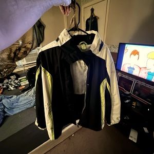 Black and green Athletech jacket